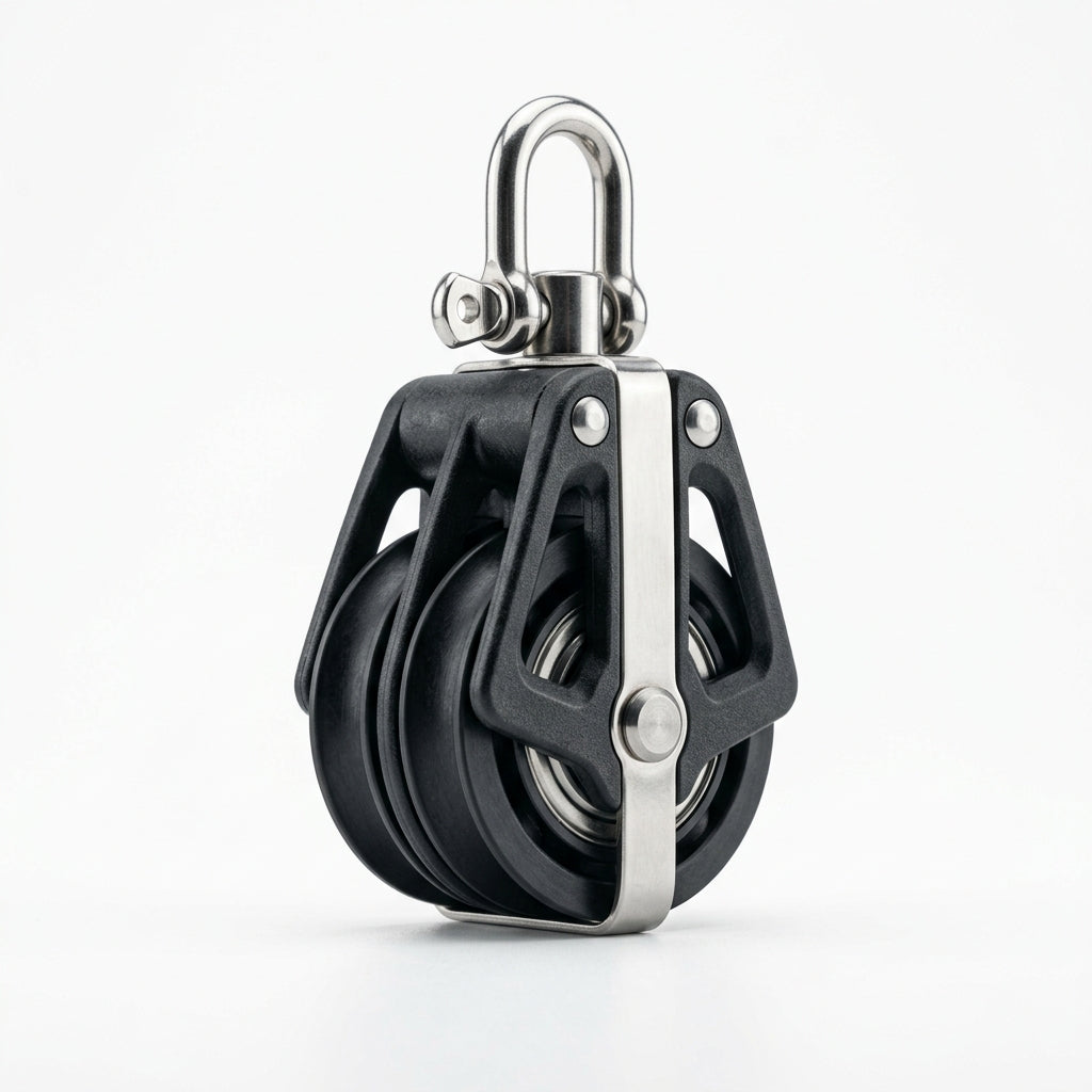 Poulie Harken Micro 22mm Double — Roulement Compétition - Accastillage voile légère NautiParts